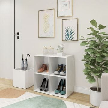 Vidaxl vidaXL Omarica za čevlje bela 105x35,5x70 cm material na osnovi lesa