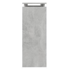 Vidaxl Konzolna mizica betonsko siva 102x30x80 cm iverna plošča