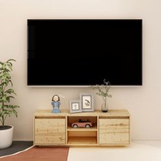 shumee TV omarica, 110x30x40 cm, jelov les