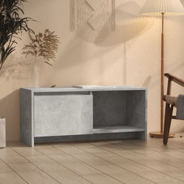 Vidaxl vidaXL TV omarica betonsko siva 90x35x40 cm