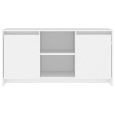 Vidaxl TV omarica bela 102x37,5x52,5 cm iverna plošča