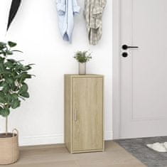 Vidaxl Omarica za čevlje sonoma hrast 32x35x70 cm iverna plošča