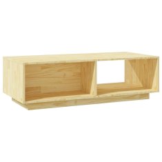 Vidaxl Klubska mizica 110x50x33,5 cm trdna borovina