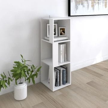 Vidaxl vidaXL Kotna omarica bela 33x33x100 cm material na osnovi lesa