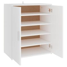 Vidaxl Omarica za čevlje bela 60x35x70 cm iverna plošča