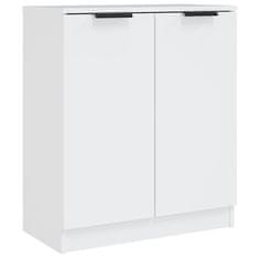 Vidaxl Komoda bela 60x30x70 cm konstruiran les