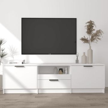 Vidaxl vidaXL TV stojalo belo 140x35x40 cm