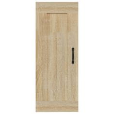 Vidaxl Viseča omarica sonoma hrast 35x34x90 cm konstruiran les