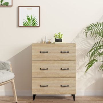 Vidaxl vidaXL Omarica, hrast sonoma, 69,5 x 34 x 90 cm, material na osnovi lesa
