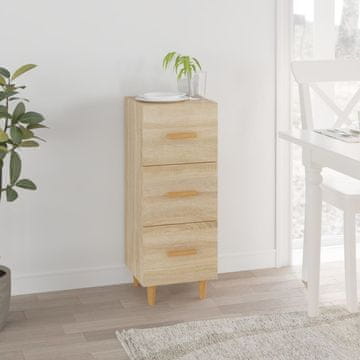 Vidaxl vidaXL Omarica, hrast sonoma, 34,5 x 34 x 90 cm, material na osnovi lesa