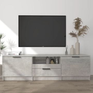 Vidaxl vidaXL TV stojalo betonsko sivo 140x35x40 cm