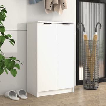 Vidaxl vidaXL Omarica za čevlje bela 59x35x100 cm material na osnovi lesa