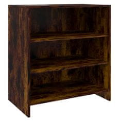 Vidaxl Komoda dimljeni hrast 70x40,5x75 cm iverna plošča