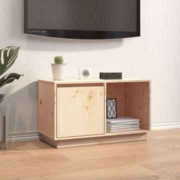 Vidaxl vidaXL TV omarica 74x35x44 cm masivni borov les
