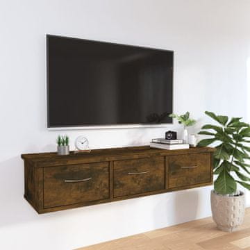 Vidaxl vidaXL Stenska omarica dimljen hrast 88x26x18,5 cm