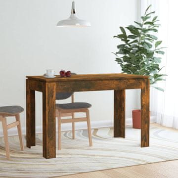 Vidaxl vidaXL Jedilna miza iz dimljenega hrasta 120x60x76 cm
