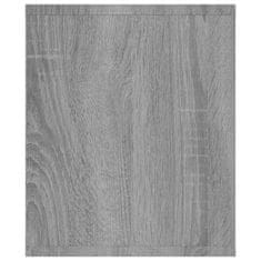 Vidaxl Knjižna/TV omara siva sonoma 143x30x36 cm konstruiran les