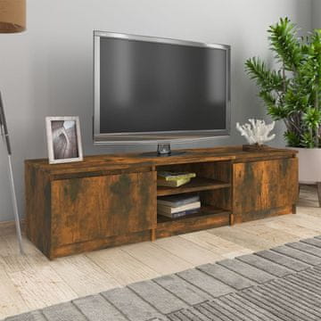 Vidaxl vidaXL TV omarica dimljen hrast 140x40x35,5 cm