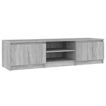 Vidaxl TV omarica siva sonoma 140x40x35,5 cm konstruiran les