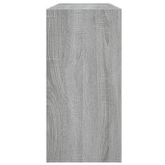Greatstore Stenska omara, sonoma sivi hrast, 80x31x60 cm