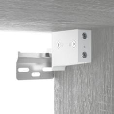 Vidaxl Stenska omarica siva sonoma 60x30x60 cm konstruiran les