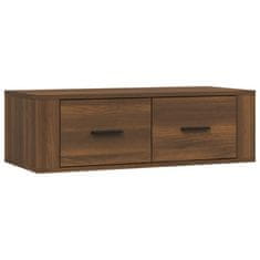 Vidaxl Viseča TV omarica rjav hrast 80x36x25 cm inženirski les