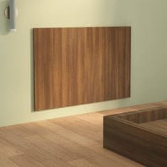 Vidaxl Posteljno vzglavje rjava hrast 120x1,5x80 cm konstruiran les