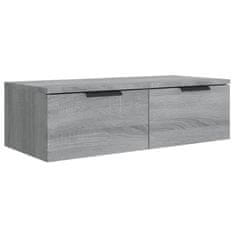 Vidaxl Stenska omarica siva sonoma 68x30x20 cm konstruiran les
