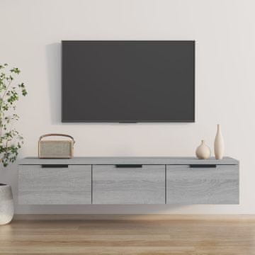 Vidaxl vidaXL Stenska omarica siva sonoma hrast 102x30x20 cm
