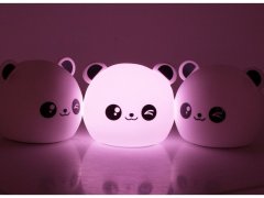 Verkgroup LED RGB akumulatorska mehka otroška lučka touch 1200mAh USB