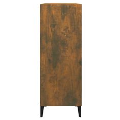 Vidaxl Komoda dimljeni hrast 69,5x32,5x90 cm konstruiran les