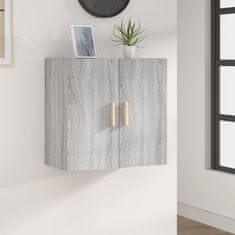 Vidaxl Stenska omarica siva sonoma 60x30x60 cm konstruiran les