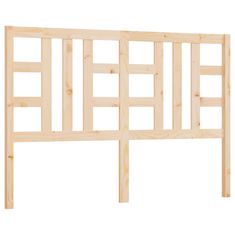 Vidaxl Posteljno vzglavje 156x4x100 cm trdna borovina