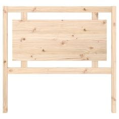 Vidaxl Posteljno vzglavje 105,5x4x100 cm trdna borovina