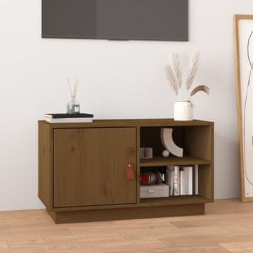 Vidaxl vidaXL TV stojalo medeno rjave barve 70x34x40 cm borov les