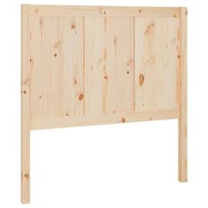 Vidaxl Posteljno vzglavje 105,5x4x100 cm trdna borovina