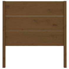 Vidaxl Vzglavna medeno rjavo 96x4x100 cm trdna borovina