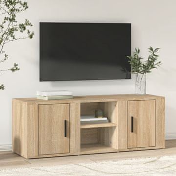 Vidaxl vidaXL TV omarica, hrast sonoma, 100x31,5x35 cm