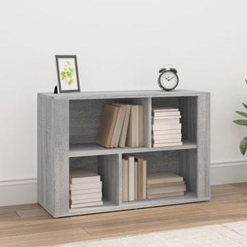 Vidaxl vidaXL Omarica, siva, hrast sonoma, 80x30x54 cm, material na osnovi lesa