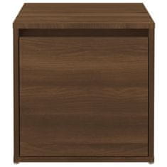 Vidaxl Predalnik rjav hrast 40,5x40x40 cm inženirski les