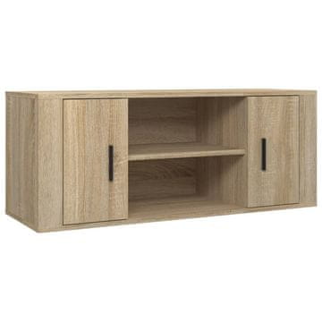 Vidaxl TV omarica sonoma hrast 100x35x40 cm inženirski les