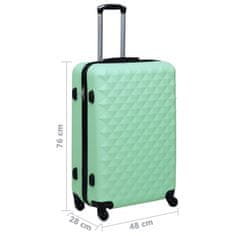 Greatstore Trd potovalni kovček mint zelen ABS