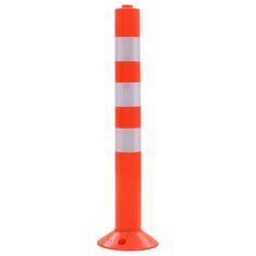 Vidaxl Cestni stebriček 2 kosa plastika 75 cm