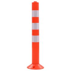 Vidaxl Cestni stebriček 5 kosov plastika 75 cm