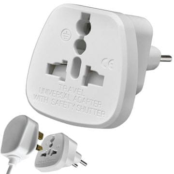Verkgroup Električni potovalni adapter vtič EU UK PL US švica