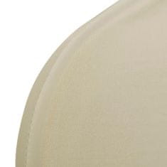 Vidaxl 50 kosov krem belih raztegljivih prevlek za stole