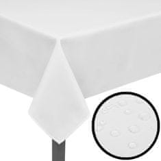 Vidaxl 5 x Namizni Prt Bele Barve 250 x 130 cm