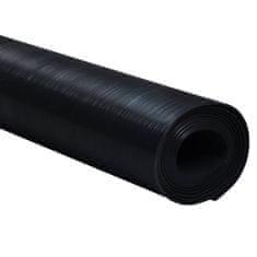 Vidaxl Talna preproga nedrseča guma 1,5x4 m 3 mm fina rebrasta