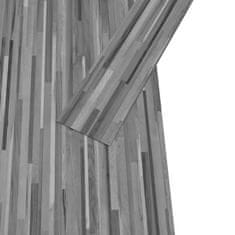 Vidaxl PVC talne plošče 4,46 m2 3 mm črtasto sive