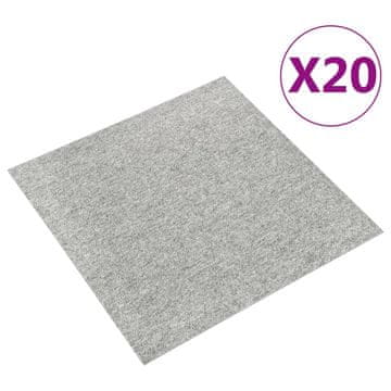 Vidaxl Talna obloga preproga 20 kosov 5 m² 50x50 cm